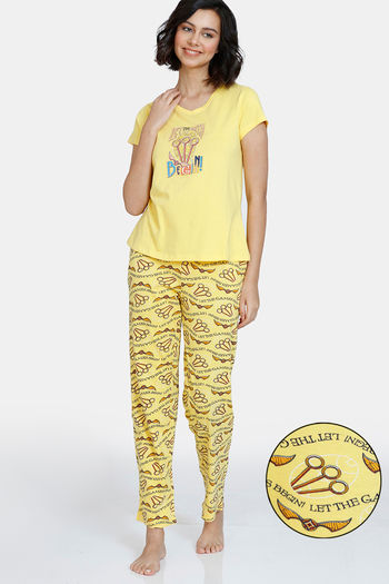 Womens yellow pyjamas hot sale